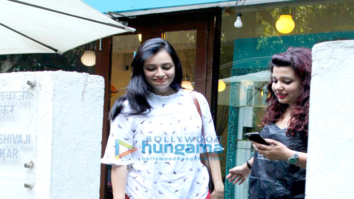 Dia Mirza snapped in Bandra
