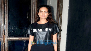 Esha Gupta snapped post a shoot in Mumbai
