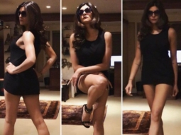 HOT Mom Alert: Sushmita Sen flaunts her sexy legs in little black dress
