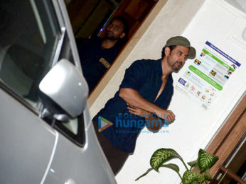 Hrithik Roshan, Sussanne Roshan, Twinkle Khanna and Gayatri Joshi snapped post dinner at a friend's house in Bandra