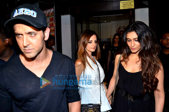 hrithik roshan sussanne khan and others snapped at bastian 2