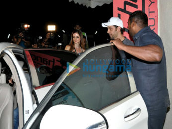 Hrithik Roshan, Sussanne Roshan and kids snapped post a movie screening at PVR