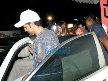 Hrithik Roshan, Sussanne Roshan and kids snapped post a movie screening at PVR