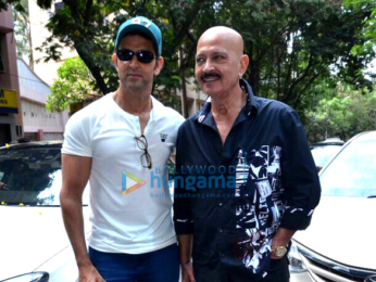 Hrithik Roshan snapped with family celebrating Mother's Day at Hakkasan in Bandra