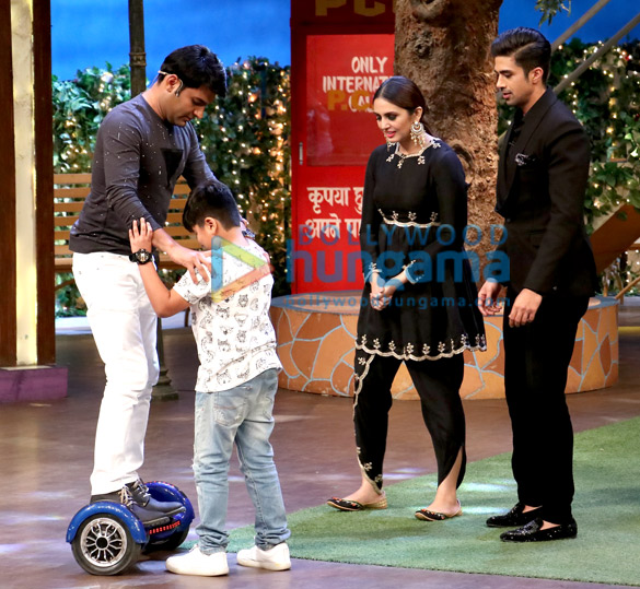 huma qureshi saqib saleem promote their film doobara on the kapil sharma show 5