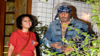 Jackie Shroff and Kiran Rao snapped post dinner at Village Shop