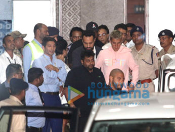 Justin Bieber arrives in India for the concert in Mumbai