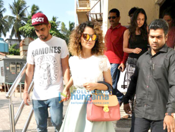 Kangna Ranaut snapped post a movie screening at PVR Juhu