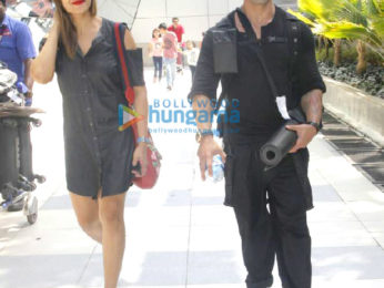 Karan Singh Grover, Bipasha Basu return from Goa post celebrating one year of marriage