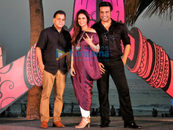 Krushna Abhishek and Mona Singh at the launch of 'India Banega Manch'