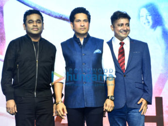 Launch of the 'Sachin... Sachin' anthem from the film 'Sachin – A Billion Dreams'