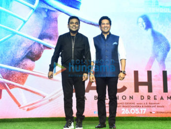 Launch of the 'Sachin... Sachin' anthem from the film 'Sachin – A Billion Dreams'