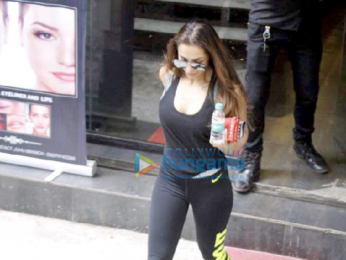 Malaika Arora Khan snapped post salon session in Bandra