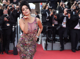 WOW! Mallika Sherawat sizzles in a beautiful gown at the Cannes 2017