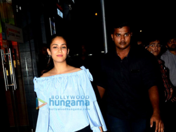 Mira Rajput snapped post her dinner at Bastian