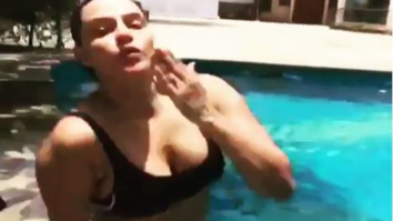 Watch: Neha Dhupia is beating the heat this summer playing in pool in a bikini