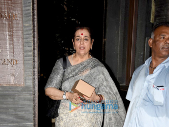Prayer meet of Sonam Kapoor's grand mother Duru Bhambhani in Bandra