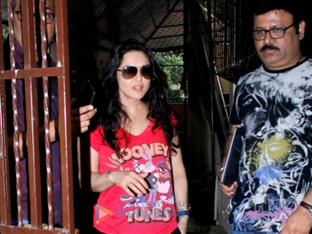 Preity Zinta snapped post dubbing in Bandra