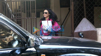 Preity Zinta snapped post her dubbing sessions in Bandra