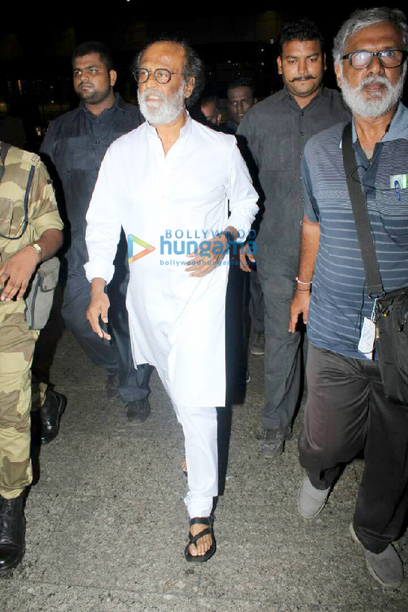 rajnikant arrives in mumbai amidst heavy security 4