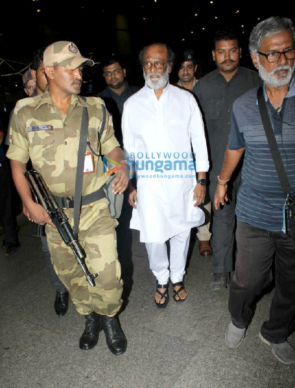 rajnikant arrives in mumbai amidst heavy security 5