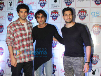 Ranbir Kapoor, Sidharth Malhotra and Aditya Roy Kapur snapped at all stars football team bash in Mumbai