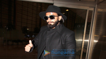 Ranveer Singh snapped at the airport