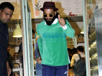 Ranveer Singh snapped at The Kitchen Garden