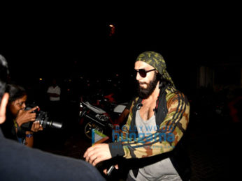 Ranveer Singh snapped post his gym sessions in Bandra
