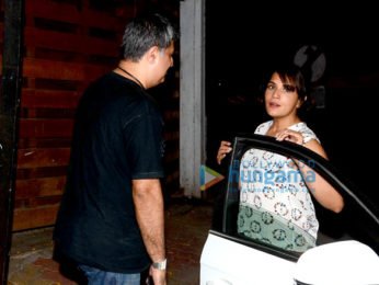 Richa Chadda snapped post her dinner at The Korner House