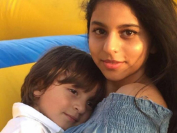 Aww! Shah Rukh Khan’s daughter Suhana Khan hugs little brother Abram Khan on his fourth birthday