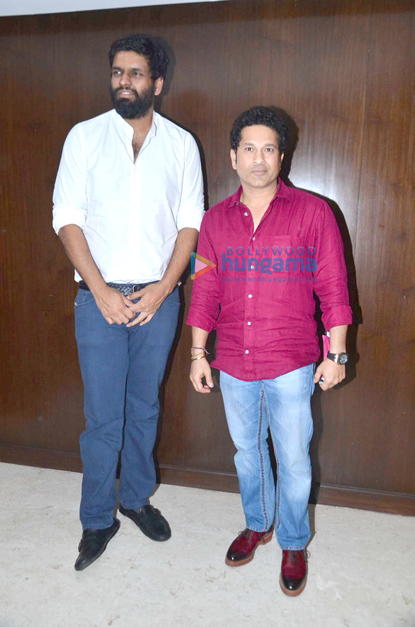 Sachin Tendulkar snapped promoting the film ‘Sachin – A Billion Dreams’ Sachin Tendulkar snapped promoting the film ‘Sachin – A Billion Dreams’