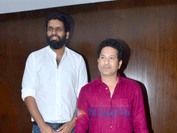 Sachin Tendulkar snapped promoting the film 'Sachin - A Billion Dreams'