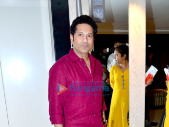 Sachin Tendulkar snapped promoting the film 'Sachin - A Billion Dreams'