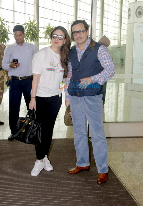 saif and kareena depart for london 3