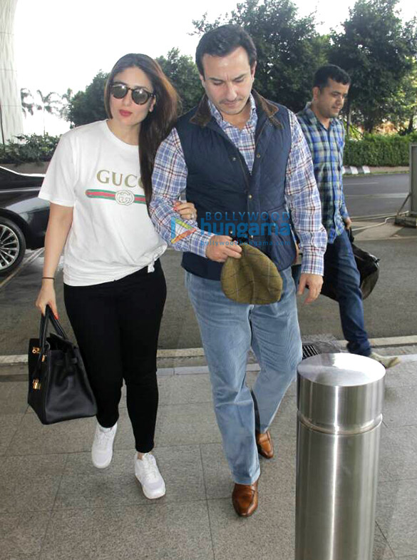 saif and kareena depart for london 5