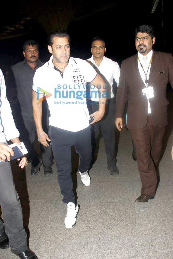 Salman Khan and Deepika Padukone snapped at the airport
