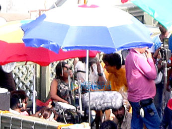 Shah Rukh Khan shoots a haldi ceremony sequence for Aanand L Rai's film in Mumbai