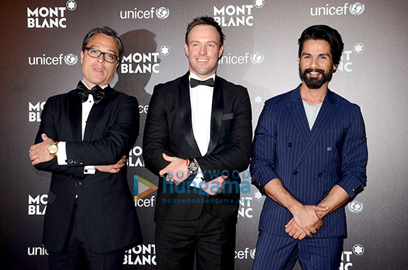 shahid kapoor and others at mont blanc bash 1
