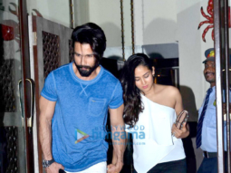 Shahid Kapoor and Mira Rajput snapped post dinner at Bastian