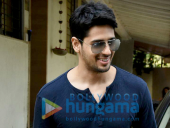 Sidharth Malhotra snapped post meeting at Matrix office in Bandra