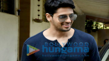 Sidharth Malhotra snapped post meeting at Matrix office in Bandra