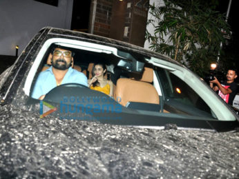 Sidharth Malhotra and Alia Bhatt snapped post dinner at Imran Khan's house