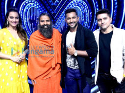 Sonakshi Sinha and Baba Ramdev on the sets of ‘Nach Baliye 8’