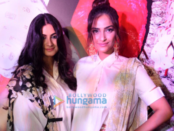 Sonam Kapoor and Rhea Kapoor at the media meet of Rheson