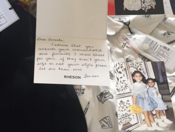 Sonam Kapoor gifts a sweet present to Anushka Sharma but here’s what went wrong Sonam Kapoor gifts a sweet present to Anushka Sharma but here’s what went wrong