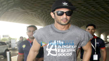 Sushant Singh Rajput, Kriti Sanon, Sonakshi Sinha, John Abraham and Parineeti Chopra at the airport