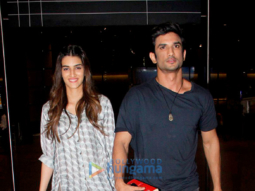 Sushant Singh Rajput, Kriti Sanon and Urvashi Rautela snapped at the airport