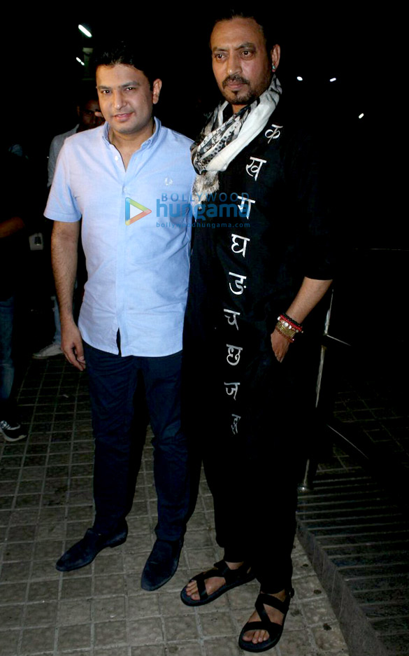 sushant singh rajput and others snapped at the screening of hindi medium 2