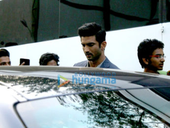 Sushant Singh Rajput and Kriti Sanon snapped promoting their film 'Raabta'